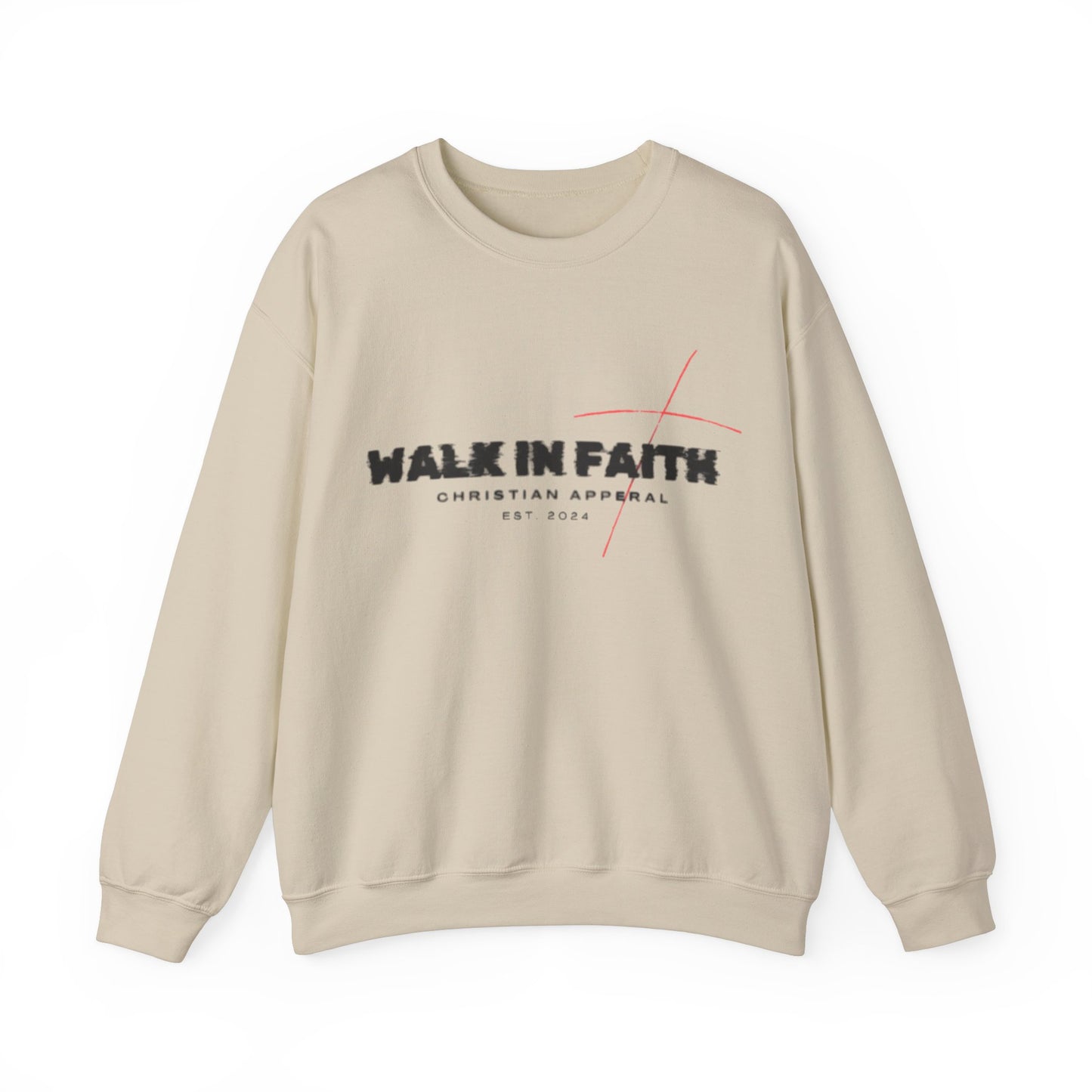 Walk in Faith Unisex Heavy Blend™ Crewneck Sweatshirt