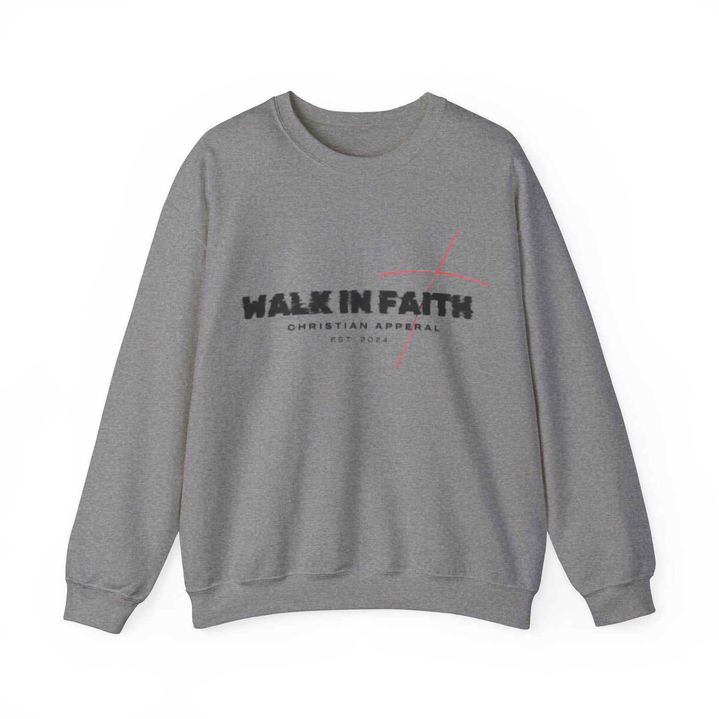 Walk in Faith Unisex Heavy Blend™ Crewneck Sweatshirt