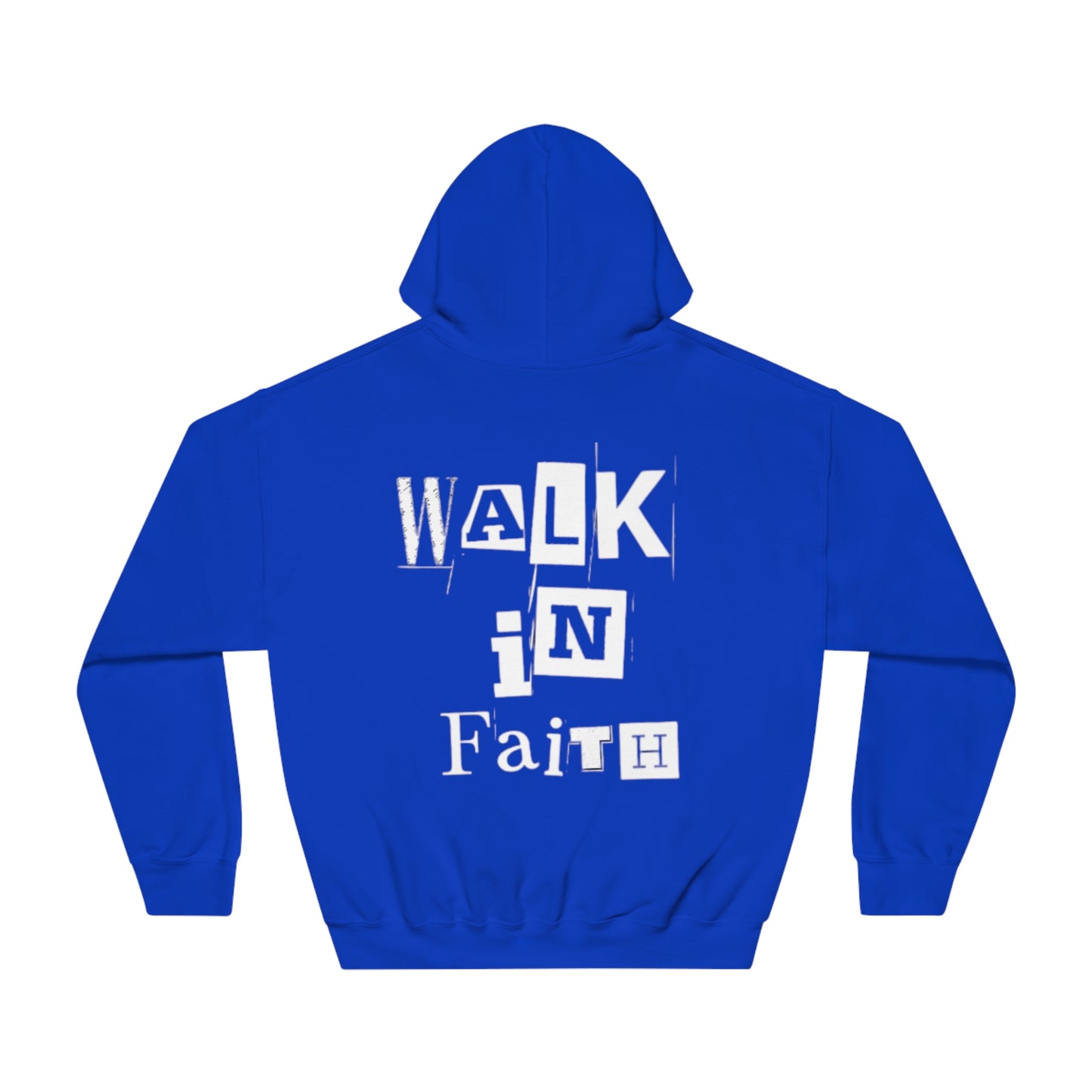 Walk in Faith Unisex DryBlend® Hooded Sweatshirt