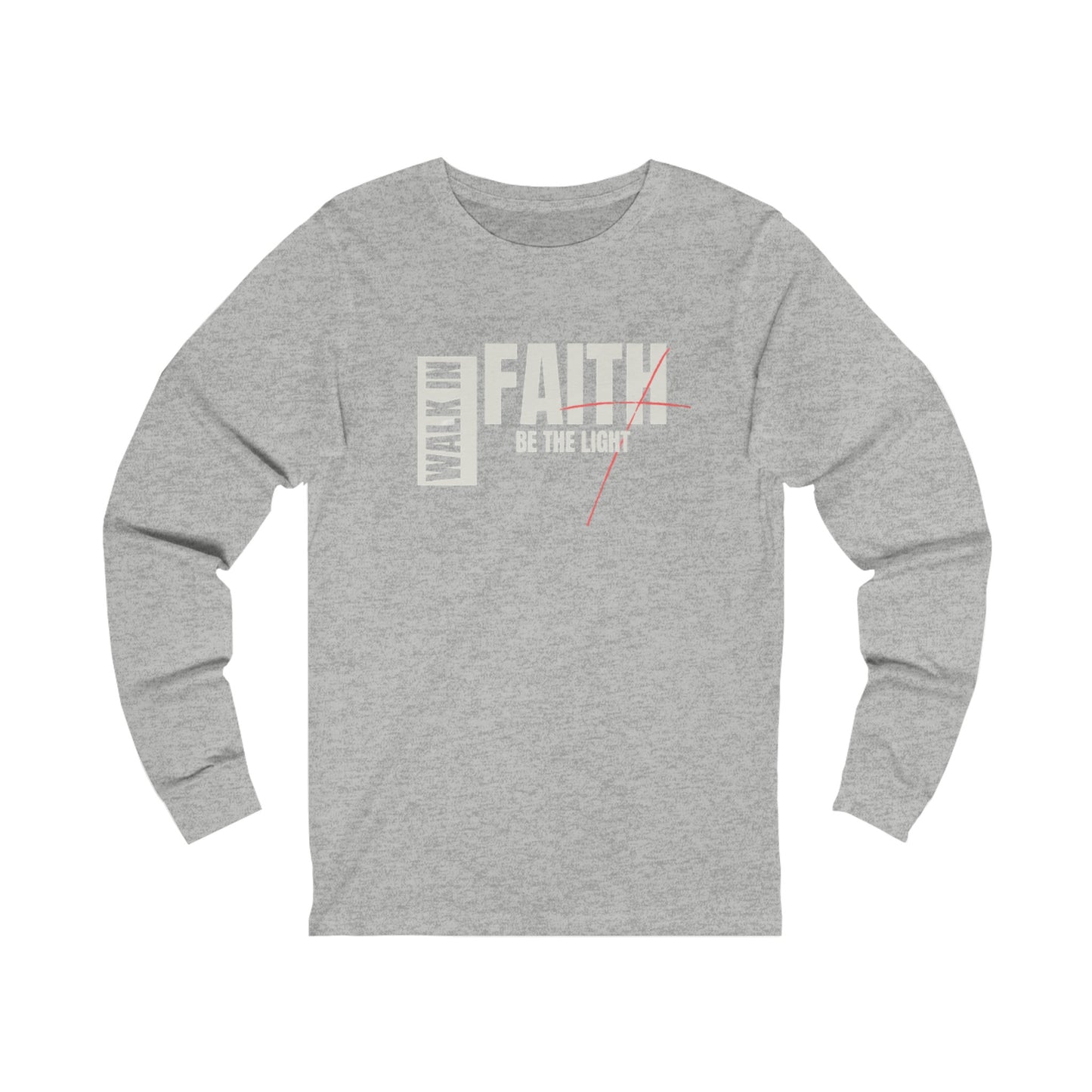 Walk in Faith Unisex Jersey Long Sleeve Tee