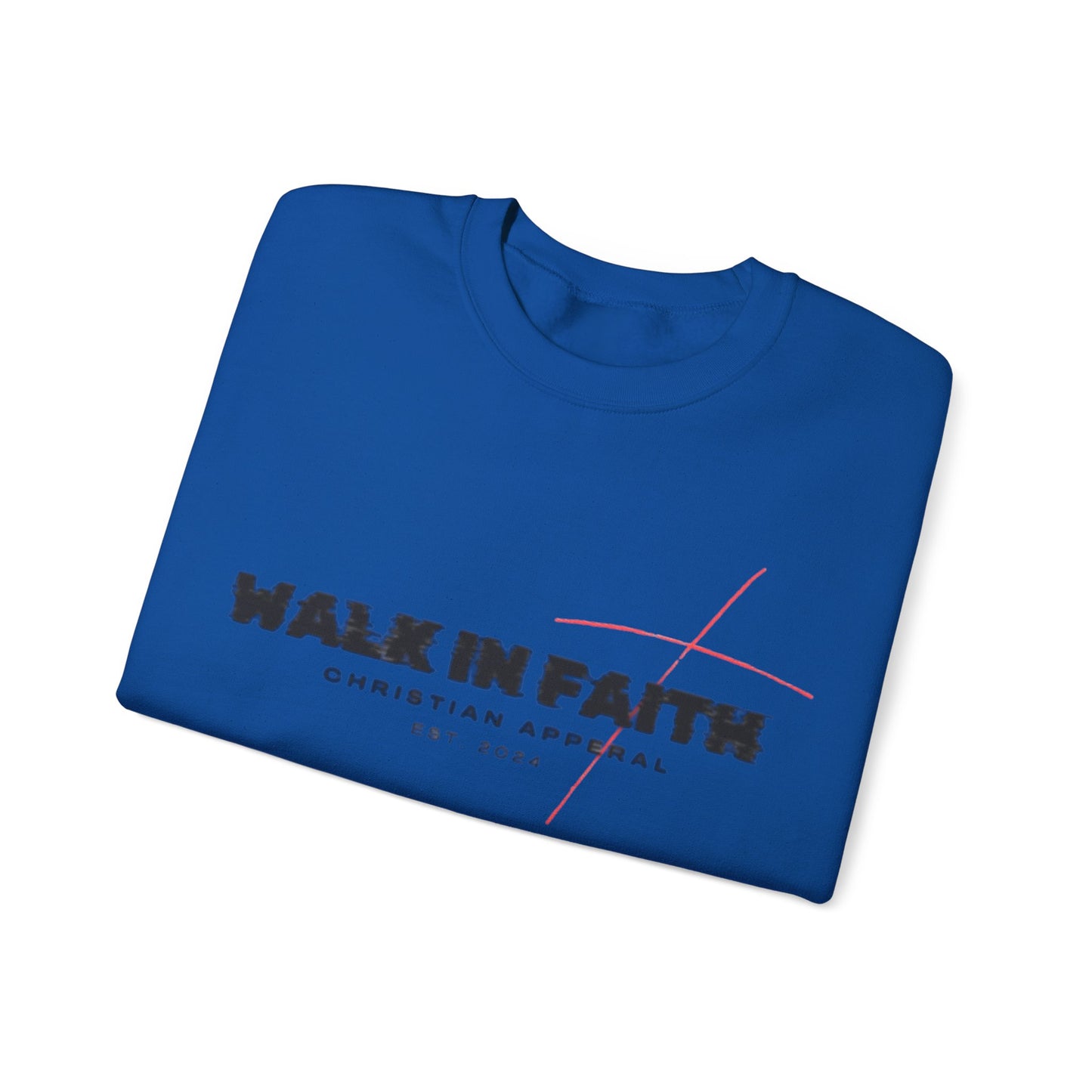 Walk in Faith Unisex Heavy Blend™ Crewneck Sweatshirt