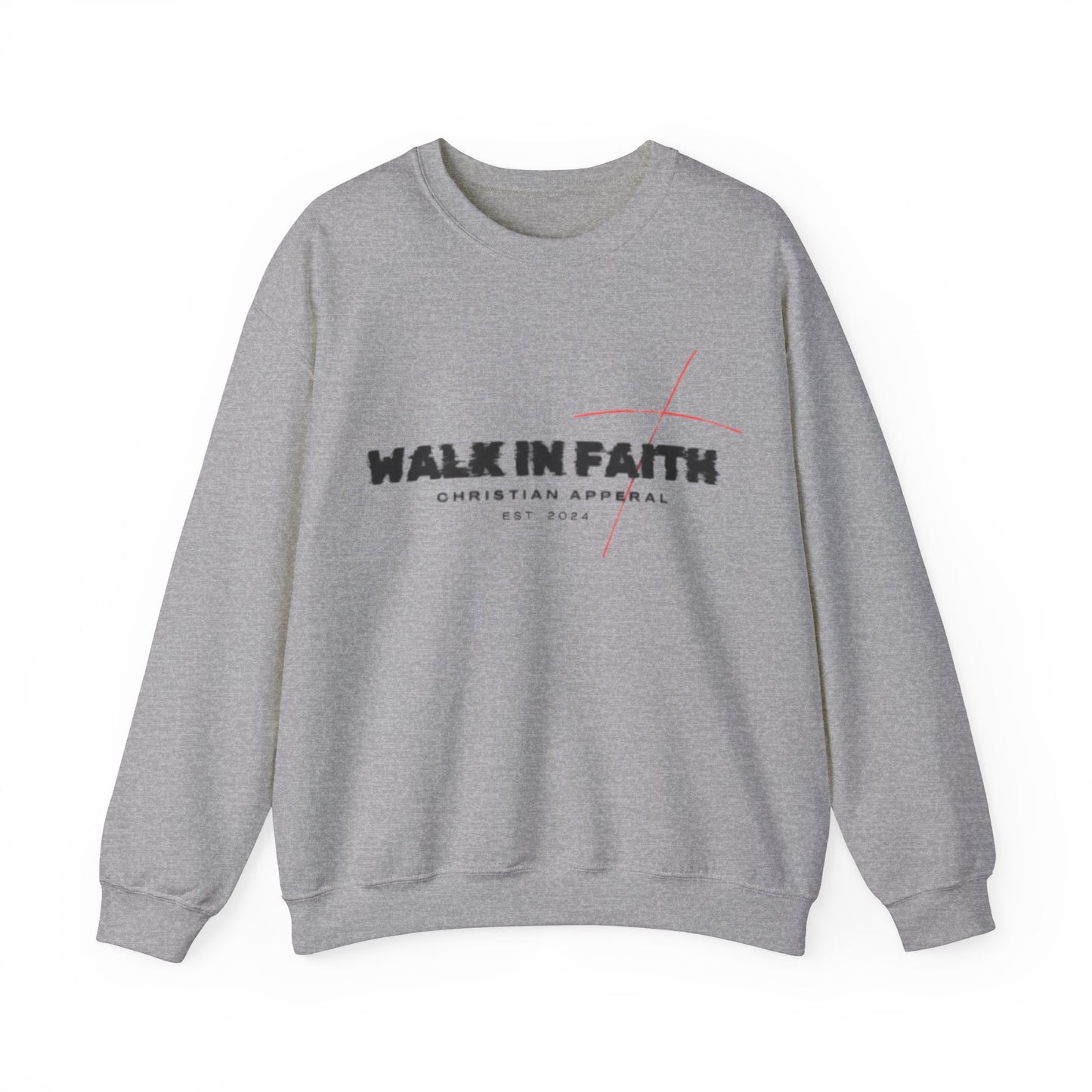 Walk in Faith Unisex Heavy Blend™ Crewneck Sweatshirt