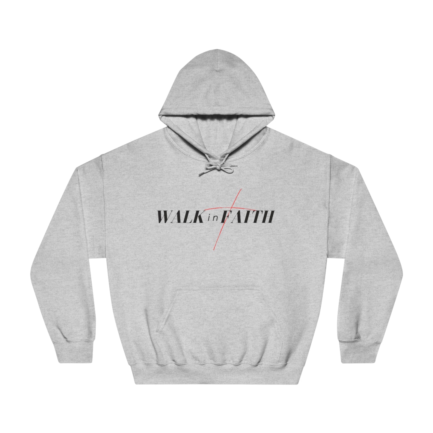 Walk in Faith Unisex DryBlend® Hooded Sweatshirt