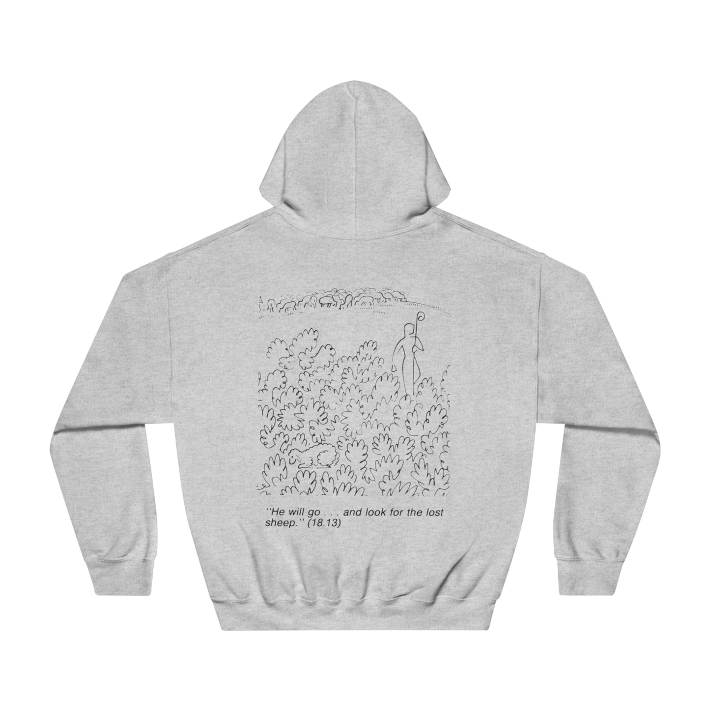 Walk in Faith Unisex DryBlend® Hooded Sweatshirt