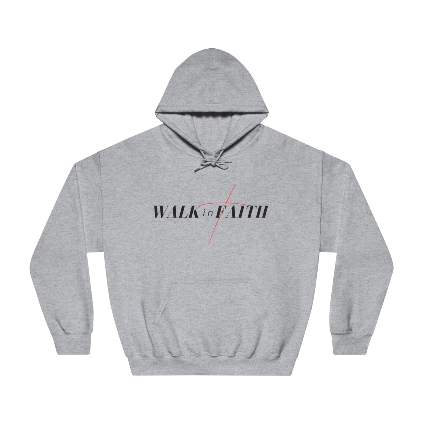 Walk in Faith Unisex DryBlend® Hooded Sweatshirt