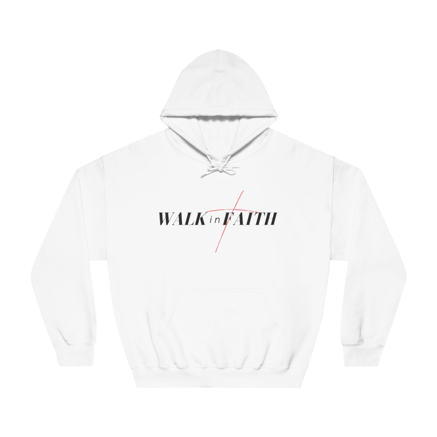 Walk in Faith Unisex DryBlend® Hooded Sweatshirt