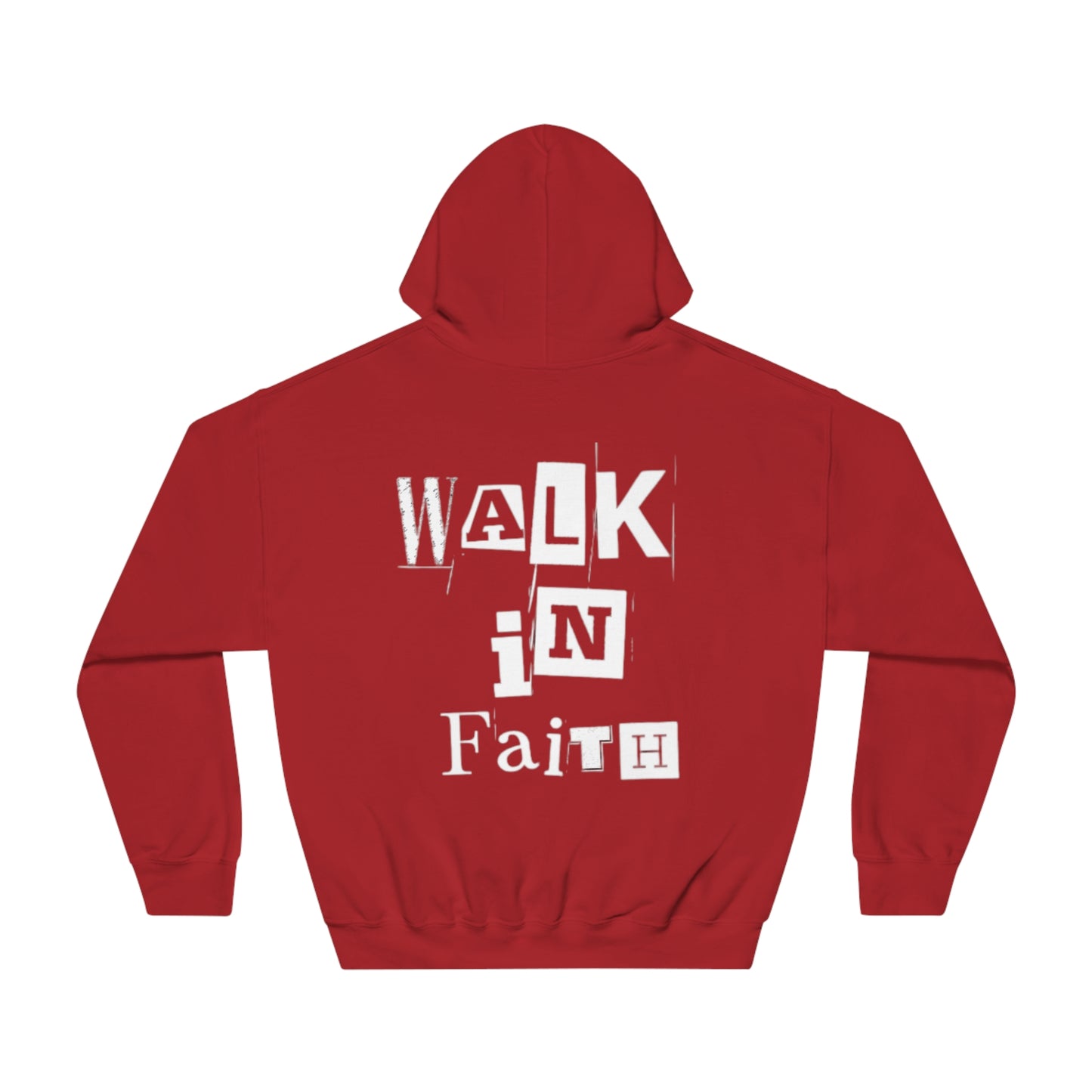 Walk in Faith Unisex DryBlend® Hooded Sweatshirt