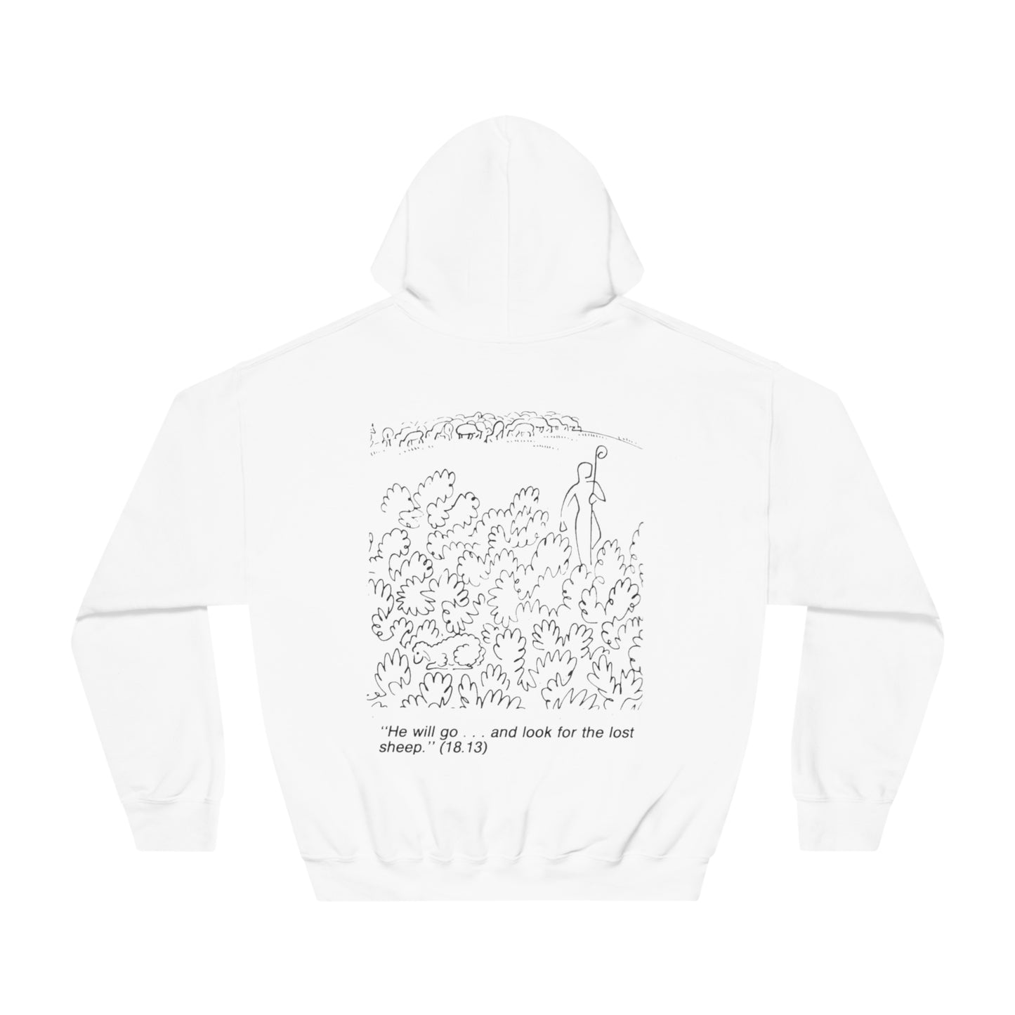Walk in Faith Unisex DryBlend® Hooded Sweatshirt
