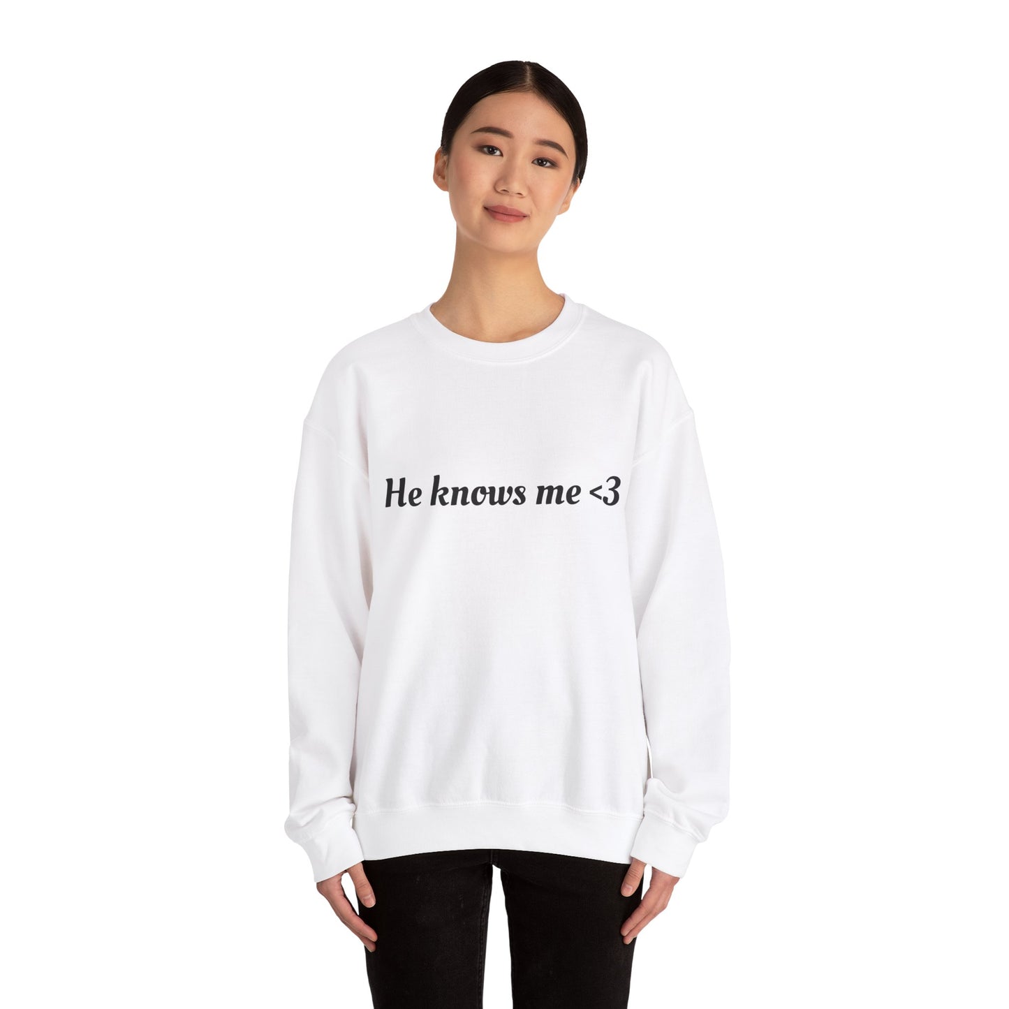 Walk in Faith Women's Heavy Blend™ Crewneck Sweatshirt