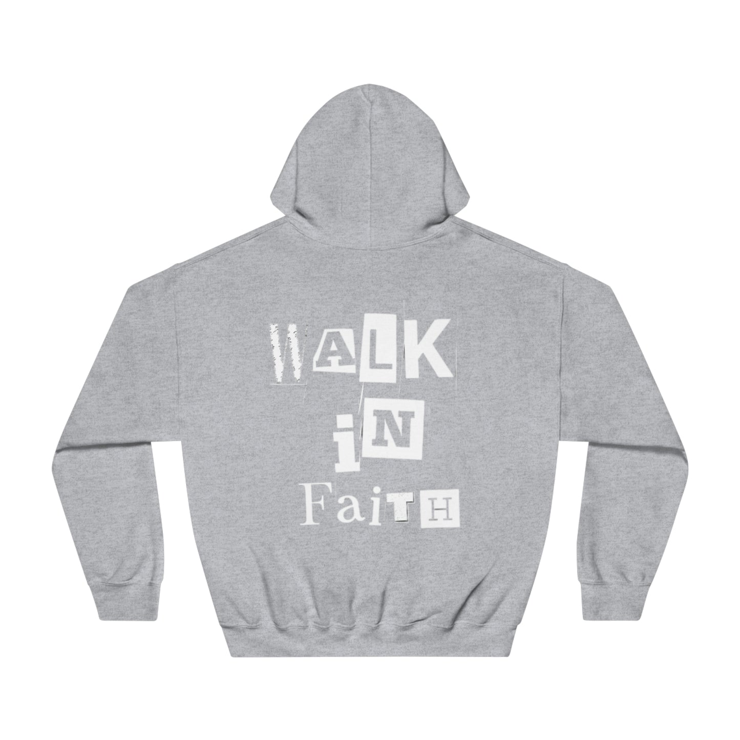 Walk in Faith Unisex DryBlend® Hooded Sweatshirt