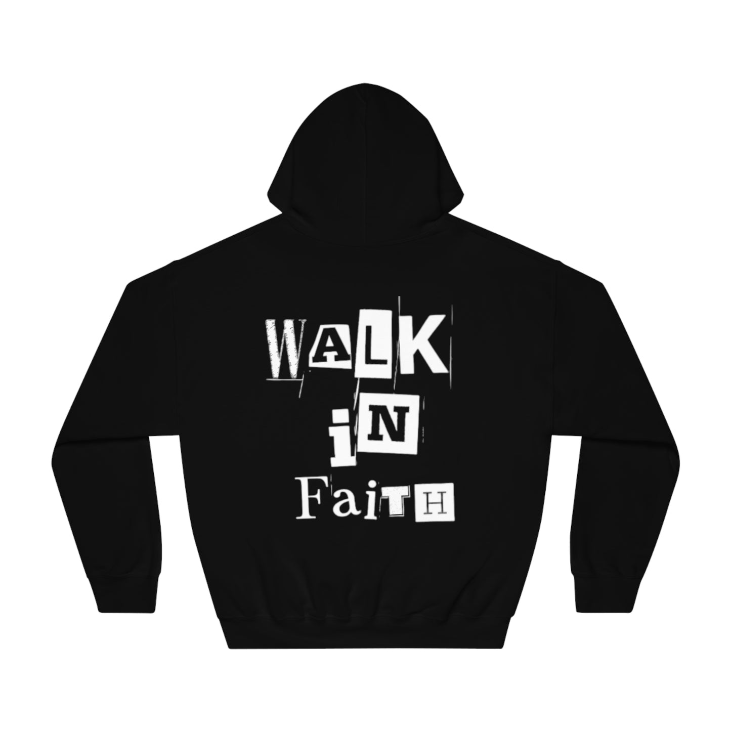 Walk in Faith Unisex DryBlend® Hooded Sweatshirt